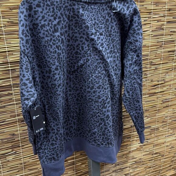 ID Ideology Plus Size Cheetah-Print Crewneck Pullover Sweatshirt, Created for Ma - Picture 3 of 3